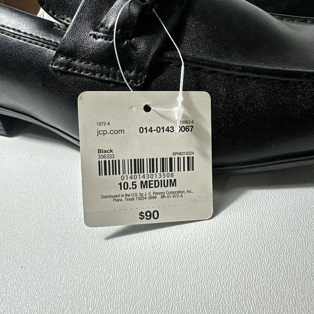 JF J. Ferrar Shadow Men's Dress Shoes Loafers Size 10.5M Slip On. NWT